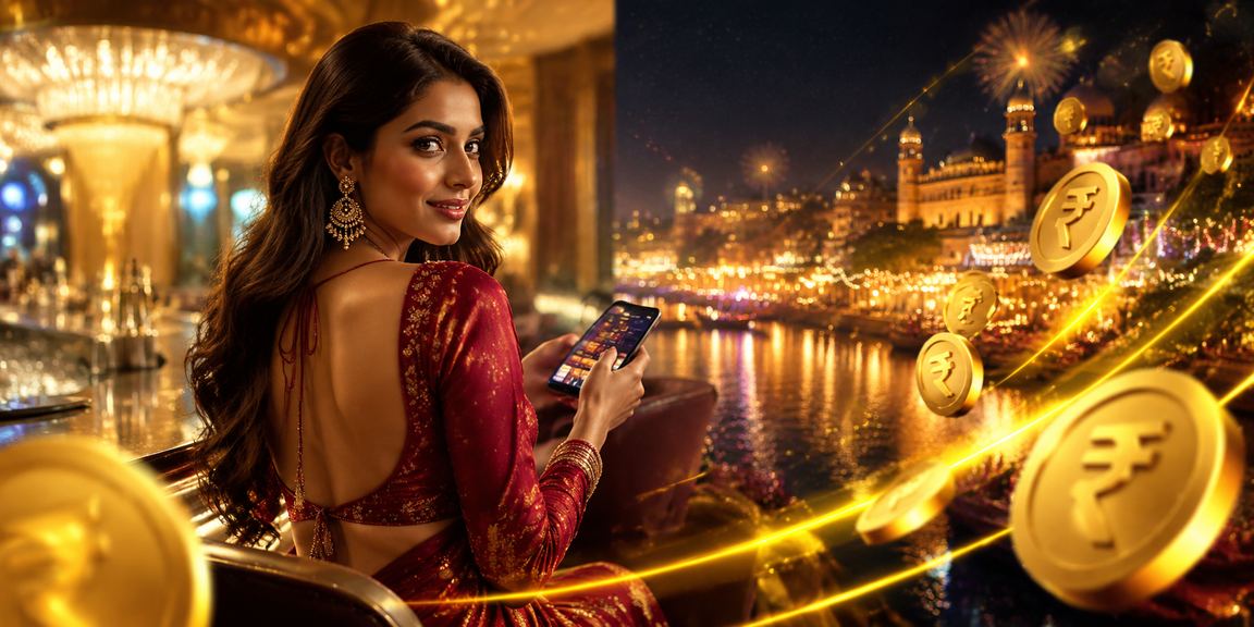 Indian casino app with rupee symbol